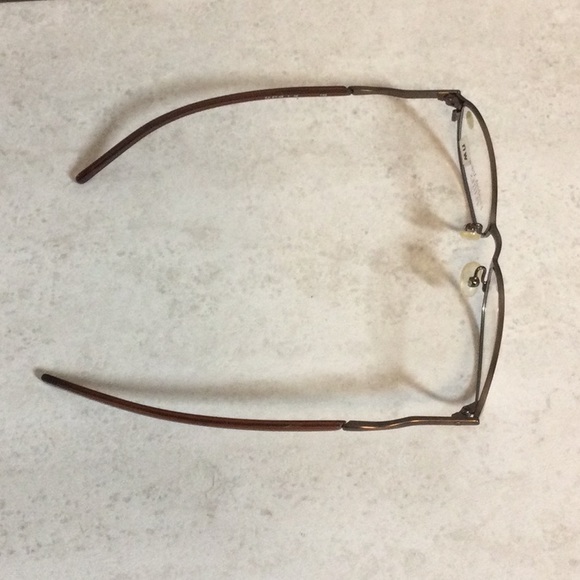 NWT Elizabeth Arden Petite copper metal eyeglasses new old stock - Picture 6 of 16